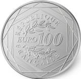 100 euro coq argent 2014