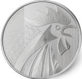 100 euro coq argent 2014