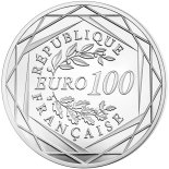 100 euro coq argent 2015