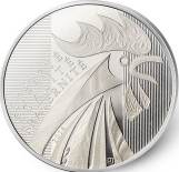 10 euro coq argent 2014