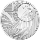 10 euro coq argent 2015